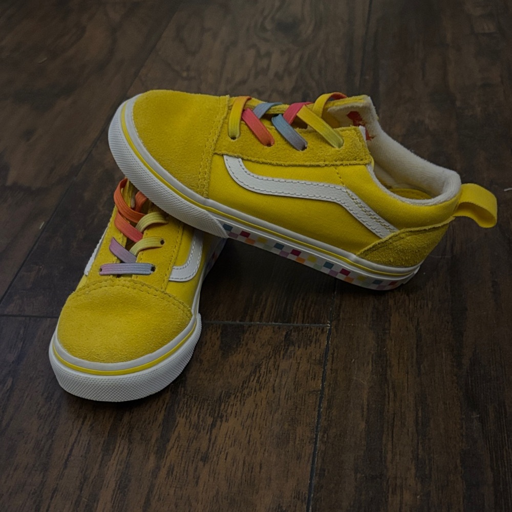 Vans Kids Vibrant Yellow Sneakers